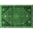 thumbnail image 1 of Ahgly Company Indoor Rectangle Persian Emerald Green Traditional Area Rugs, 3' x 5', 1 of 4