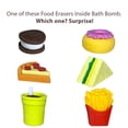 thumbnail image 6 of Bath Bomb for Kids with a Surprise Toy Fast Food Eraser Inside Handmade in USA Natural and Safe by Relaxcation, 6 of 7