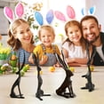 thumbnail image 5 of YOTQUSKI 9.84 " Easter Bunny Figurines Decor, Spring Home Tabletop Ornament Black Resin Rabbit Figurines Decorations for Indoor, Outdoor, Home, Party, Gift, 5 of 7