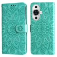 thumbnail image 1 of Funda tipo cartera GANGXUN para Huawei Nova 11 , diseño girasol, cuero PU, soporte, cierre magnético, tarjetero, 1 of 5