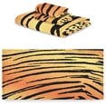 thumbnail image 2 of SKYSONIC 3 Pack Towel Tiger Stripes Cotton Bath Towel Set (1 Bath Towel, 1 Hand Towel, 1 Washcloth) for Bathroom, Super Soft and Quick Dry Towels, 2 of 7