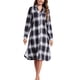 thumbnail image 3 of Camisones de pijama con cuello en V para mujer, ropa de dormir con botones, vestido de lencería Sexy, bata de casa, 3 of 5