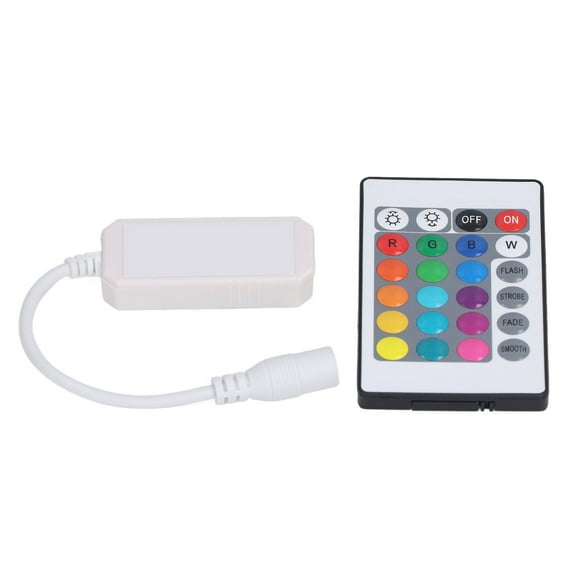 LED RGB Controller, Multiple Colors Available LED Remote Controller Smart 4pin  For RGB Light Strips For Panel Lights