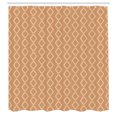 thumbnail image 2 of Ambesonne Southwestern Shower Curtain, Rustic Triangles Art, 69"Wx84"L, Pale Rust and Champagne, 2 of 4