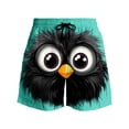 thumbnail image 4 of COSFO Summer Swim Shorts for Men Casual Funny Animal Print Beach Board Shorts Elastic Waist Relaxed Fit Drawstring Breathable Quick Dry Swim Shorts, 4 of 6