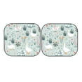thumbnail image 4 of Picia Goose and Doodle Flowers 2 Piece Car Windshield Sun Shade Foldable | Foldable Sun Shield for Front Window Blocks UV Rays and Keeps Your Vehicle Cool-Small, 4 of 7