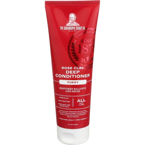 Grandpa Soap Rose Clay Deep Conditioner, 8 Fluid Ounce -- 1 Each.