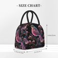 thumbnail image 3 of Haiem Bird 2 Printed Lunch Bag Women, Lunch Box Lunch Bag for Women, Small Leakproof Cute Lunch Tote Large Capacity Reusable Insulated Cooler Lunch Container, 3 of 6