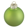 thumbnail image 5 of Northlight 2-Finish Christmas Glass Ball Ornaments - 1.75" (45mm) - Fern Green - 10ct, 5 of 9