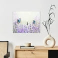 thumbnail image 6 of Picia Lavender and Butterfly Pattern Decorative Picture – Unique Wall Art, Modern Canvas Print for Trendy Interiors (Horizontal), 6 of 6