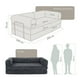 thumbnail image 4 of Sofá Cama De Espuma Sellada Al Vacío 2 Plazas Japandi Tenka Dark Grey, 4 of 6