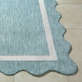 thumbnail image 3 of BoutiqueRugs Varro Traditional Area Rug - Outdoor Safe - Aqua, Cream - 5'3" x 7', 3 of 8