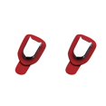 thumbnail image 4 of Kenally Soporte para anteojos de coche, diseño de resorte, colgador de anteojos de cuero, fácil almacenamiento, accesorios interiores para Rojo mejorado 2piezas Kenally CBP349852, 4 of 5