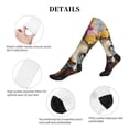 thumbnail image 5 of Picia Oil Painting Flower Cow Printed Sports Compression Socks - 15-20mmHg Graduated Compression, High-Performance Soft and Breathable Socks for Men and Women, 5 of 5