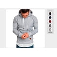 thumbnail image 1 of Sweat à Capuche pour Hommes Automne Hiver Slim Pull à Manches Longues Mode Urbaine, 1 of 4