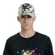 thumbnail image 4 of Balery Black And White Rose Gorra de béisbol de tamaño ajustable para correr, entrenar y actividades al aire libre. Gorra de papá para todas las estaciones., 4 of 6