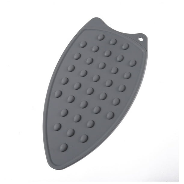 Billuyoard Cubierta de planchado resistente al calor, almohadilla de descanso de hierro impermeable, Protector de tablero reutilizable, Cocina y Comedor Gris