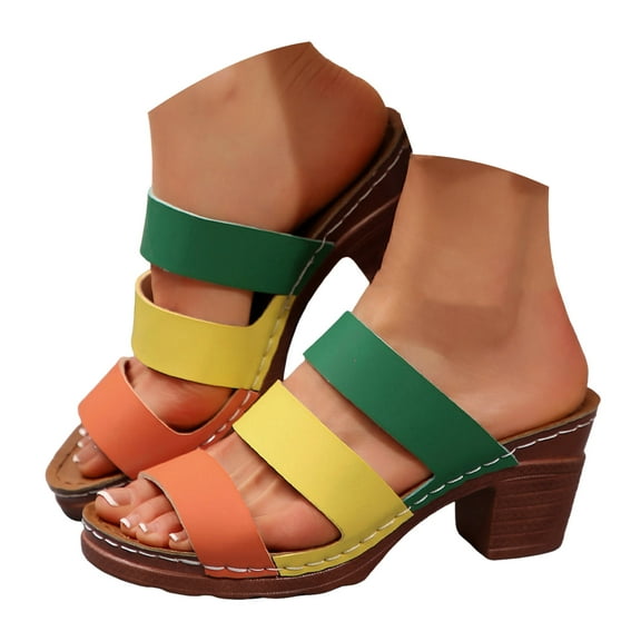 Mostsola Open Toe Sandals for Women 2025 Fashion Gladiator Sandals Hollow Out Strappy Heels