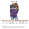 thumbnail image 5 of Sudadera con capucha para mujer, Top informal, sudadera con cordón de 3 colores, fibra de poliéster para otoño, 5 of 5