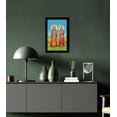 thumbnail image 5 of IBA Indianbeautifulart Lakshmi Narayan Picture Frame Religious Poster Black Wall Frame Deity Photo Frame Wall Decor&nbsp;For Home/ Office/ Temple-12 x 18 Inches, 5 of 7