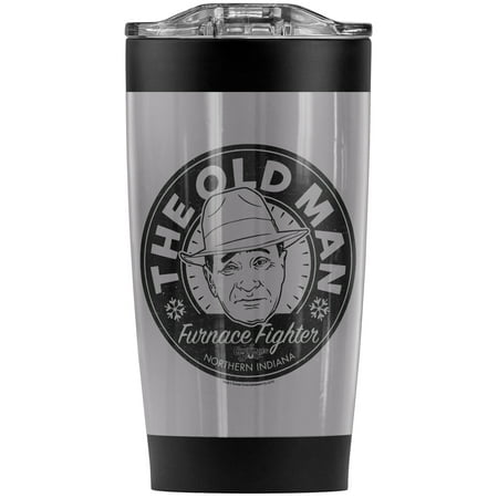 

A Christmas Story The Old Man Stainless Steel Tumbler 20 oz Coffee Travel Mug/Cup Vacuum Insulated & Double Wall with Leakproof Sliding Lid | Great for Hot Drinks and Cold Beverages