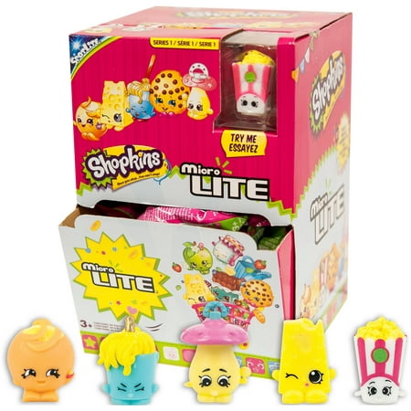 Shopkins Micro Lites Mystery Blind Pack Box, Pack Of 40