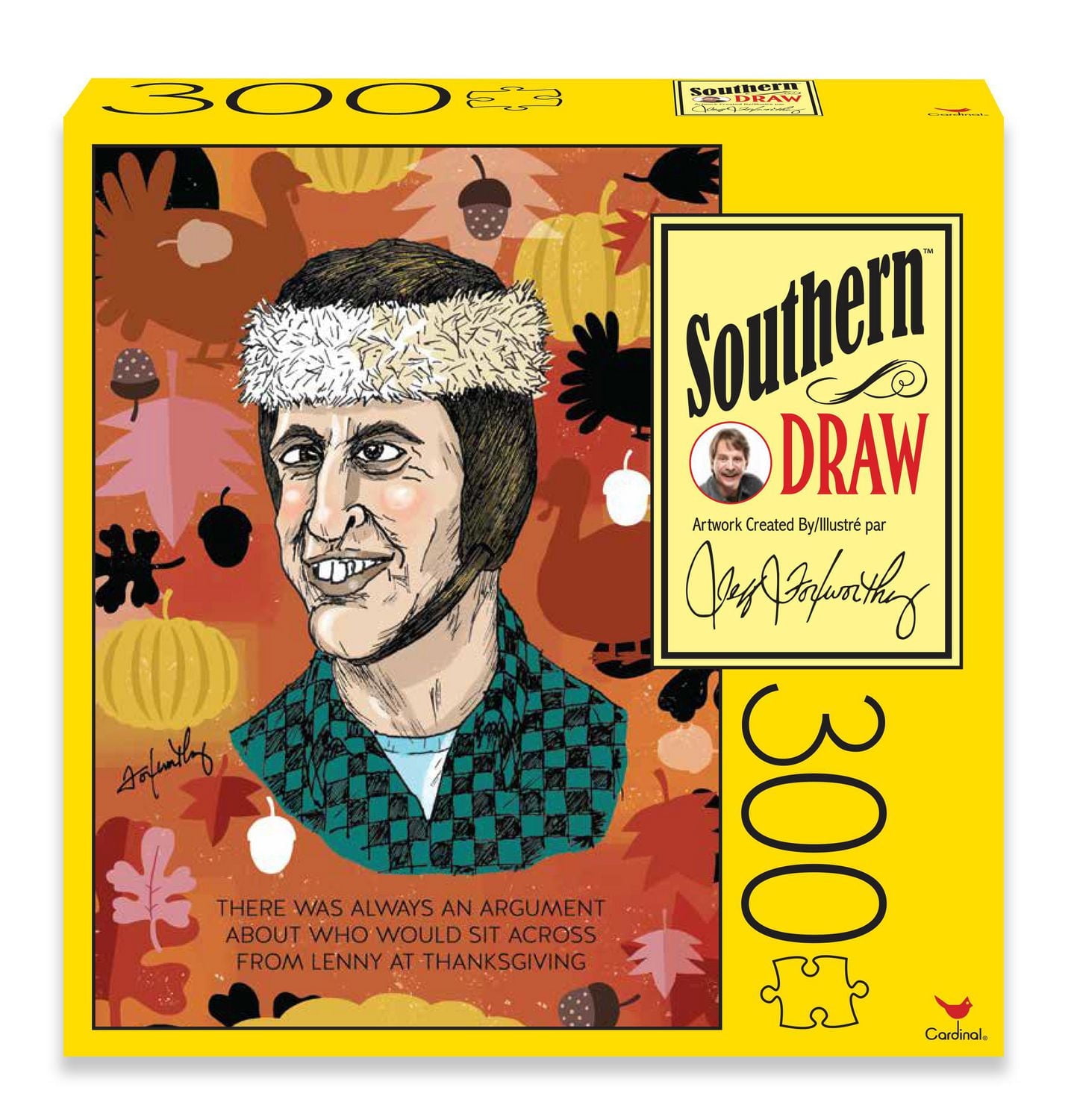 Southern Draw - Art by Jeff Foxworthy 300-Piece Puzzle - Lenny