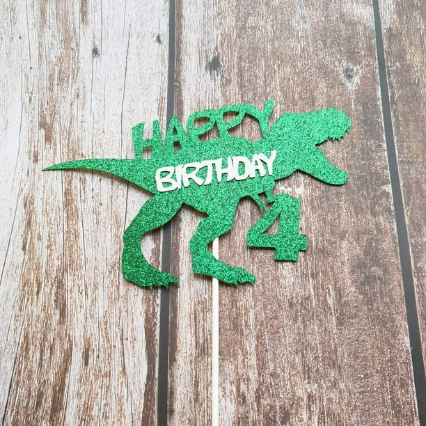 Décorations de fête de dinosaure pour 4ème anniversaire