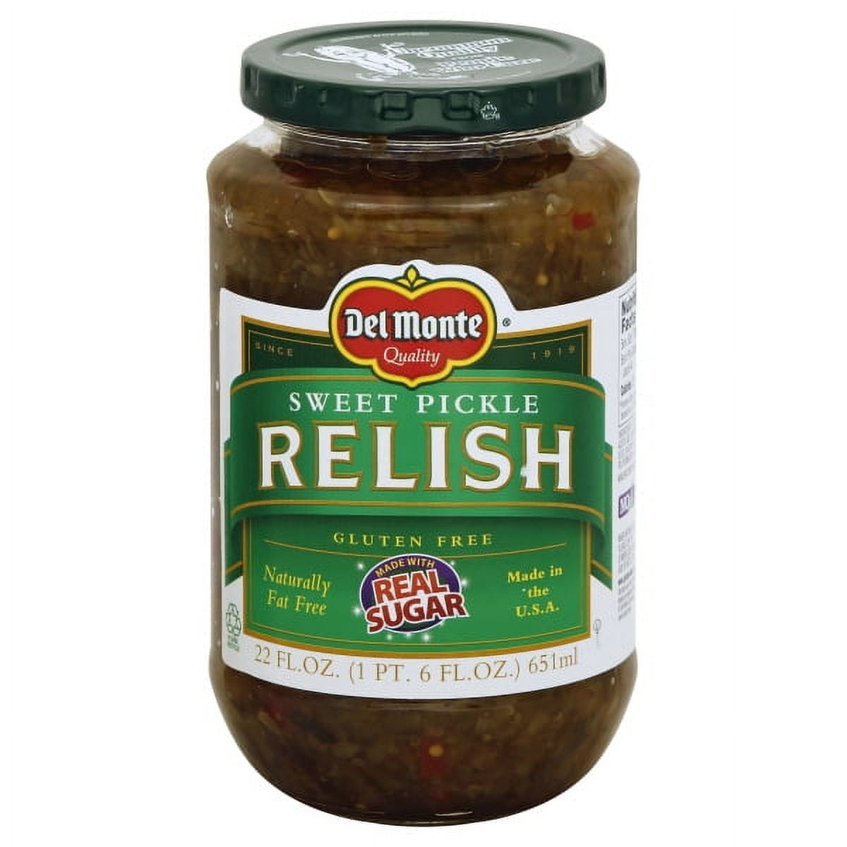 Del Monte Sweet Pickle Relish, 22 oz