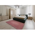 thumbnail image 5 of Ahgly Company Machine Washable Indoor Rectangle Transitional LightCoral Pink Area Rugs, 4' x 6', 5 of 7