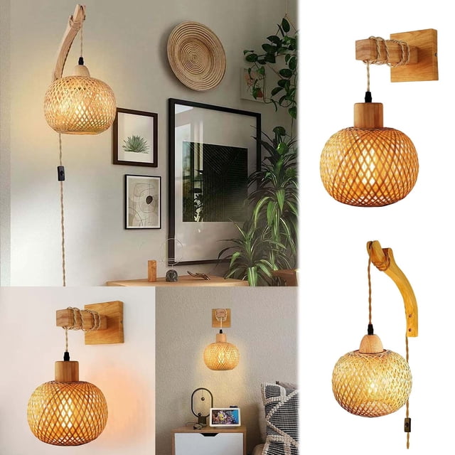 Outdor Farmhouse Pendant Light Handwoven Dome Shade Chandelier With Natural Rope Detail Adjustable Hanging Light Fixture For Kitchen Island Dining Room Bulb Not Included
