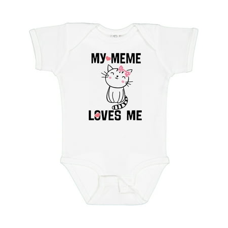 

Inktastic My Meme Loves Me Girls Girls Baby Bodysuit