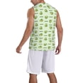thumbnail image 2 of Sikiie Green Avocado Basketball Jersey Reversible Men's Mesh Athletic Sports Shirts Training Practice S-4XLLarge, 2 of 6