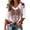 White, variant on Tops 3/4 Sleeve Botton Down Shirts V‑Neck Loose Casual T‑Shirts, Skeleton Ribcage Red Rose Floral Graphic Print Blouse, Vintage Fall Holiday Tee