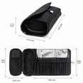 thumbnail image 4 of GASTROPOD Portable Makeup Brush Organizer Holder for Travel, Holds 20+ Brushes, Cosmetic Bag Roll-up Case Pouch, 4 of 7