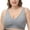 Gray, variant on Women's Everday Bra Plus Size Full Cup Non-padded Wireless Comfort Bralette 38D