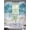 Turquoise, variant on Aqua Ombre Beach Sheer Curtains 72 Inch Length 2 Panels Set, Coastal Nautical Summer Seaside Voile Window Treatment Rod Pocket Curtains Sheers Drapes for Bedroom/Living Room/Kitchen 52"x72"x2