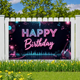 thumbnail image 6 of Yatrandify Colorful Theme Birthday Party Banner Decorative Design Happy Birthday Banner Party Backdrop Celebration Banner for Birthday Party Indoor Decoration Event Decoration, 6 of 7