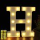 thumbnail image 1 of Lámpara iluminada CHAO letras del alfabeto luces LED decoración fiestas, 1 of 5