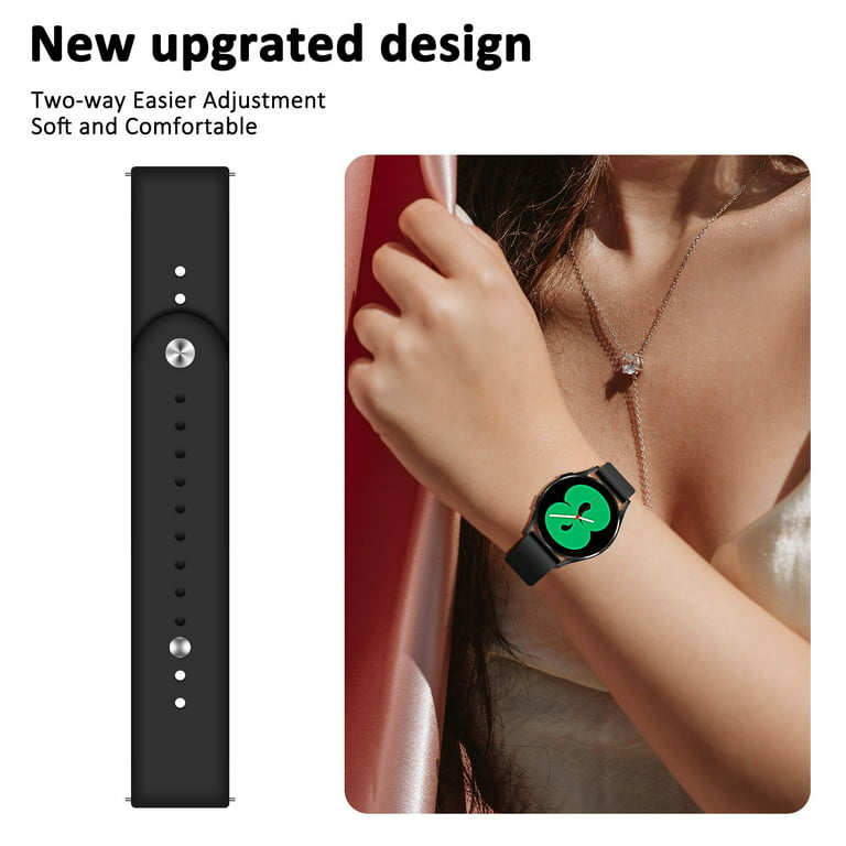 For Garmin 245 Strap Official Button Silicone Watch Band Sports Strap For  Forerunner 245M/645/Vivoactive 3/Venu/Venu SQ Bracelet