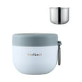 marioyuzhang 600ml Vacuum Insulated Soup Container Stainless Lunch Box