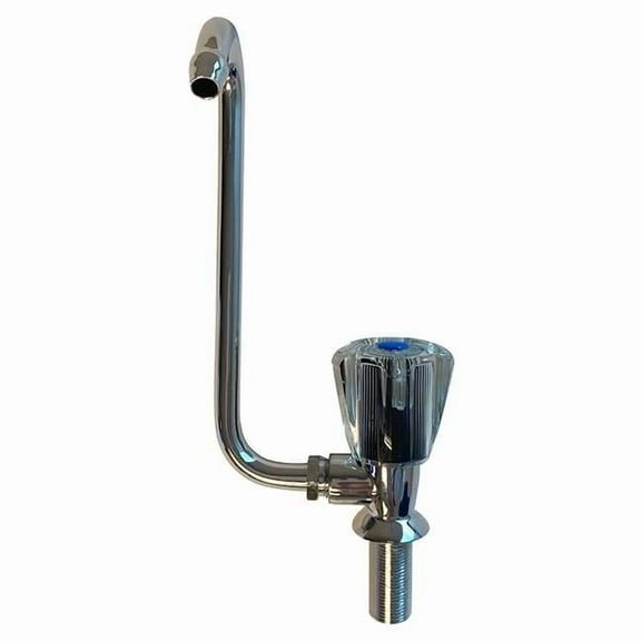 Scandvik Fold Up/Down Boat Tap, Clear Knob, Cold Water Faucet 10056