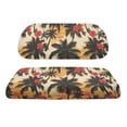 thumbnail image 2 of Pzuqiu Tropical Palm Tree & Hibiscus Golf Cart Seat Cover Set - Breathable Stretch-Fit Protector, Washable All-Weather Accessory for EZGO, Club Car & Yamaha, 2 of 10
