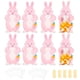 thumbnail image 2 of Mini Bolsas de Papel para Envolver con Forma de Conejito de Pascua, para Tarjetas, Cumpleaños, Dulces, Galletas, Repostería, Decoración., 2 of 5