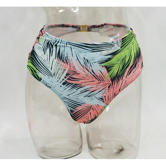 Mink Pink Safari High Waist Cheeky Keyhole Swim Bottom Swimwear Women's XS