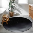 thumbnail image 3 of Night Stars Moon Round Area Rug 3Ft Washable Small Circle Rugs for Kitchen Entryway, Modern Abstract Art Cloud Fog Non-Slip Carpet Floor Mats Indoor Outdoor Carpet Runner Aesthetic Home Decor, 3 of 8