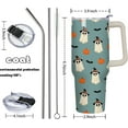 thumbnail image 2 of 40oz Halloween Tumbler With Lid and Straw, Ghost Gifts for Women, Ghost 40oz Tumblers With Handle Stainless Steel Insulated Tumblers, 2 of 6