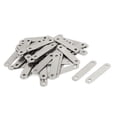 thumbnail image 4 of 38mm x 8mm Flat Joining Corner Brace Brackets Mending Repair Plates 50Pcs, 4 of 5