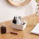 thumbnail image 5 of Minicaja de almacenamiento apilable con asa | Organizador de joyas y escritorio en color caramelo | Contenedor de plástico multifuncional para oficina, baño y cocina, 5 of 6