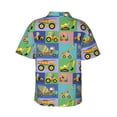 thumbnail image 3 of Daiia Construction Machinery Hawaiian Shirt for Men Gentle Cotton Regular Short Sleeve Casual-XX-Large, 3 of 9